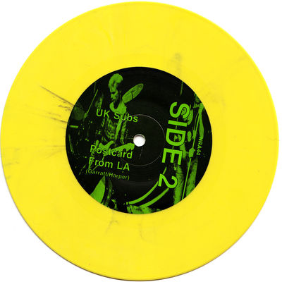 Solid Yellow with black streaks B Side