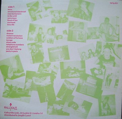 FALL LP031 green on pink back cover